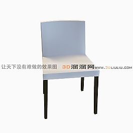 3D餐椅模型