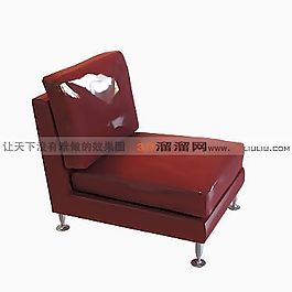 3D單人沙發(fā)模型