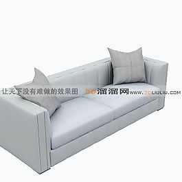 3D雙人沙發(fā)模型