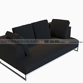 3D雙人沙發(fā)模型