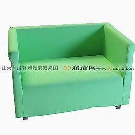 3D雙人沙發(fā)模型