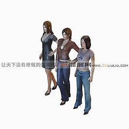 3D女人模型