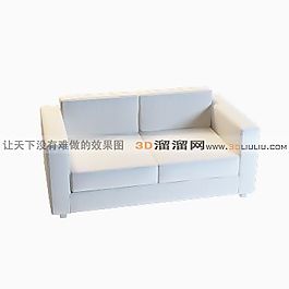 3D雙人沙發(fā)模型