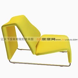 3D單人沙發(fā)模型