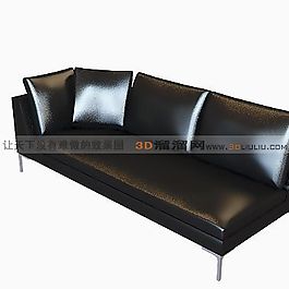 3D多人沙發(fā)模型