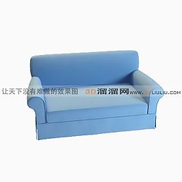3D雙人沙發(fā)模型
