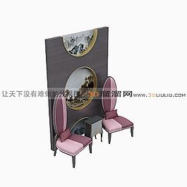 3D椅子模型