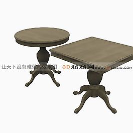 3D桌子模型