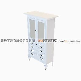 3D邊柜模型