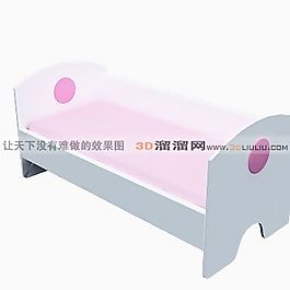 3D兒童床模型
