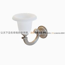 3D歐式壁燈模型