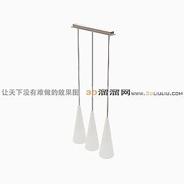 3D餐廳吊燈模型