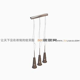 3D餐廳吊燈模型