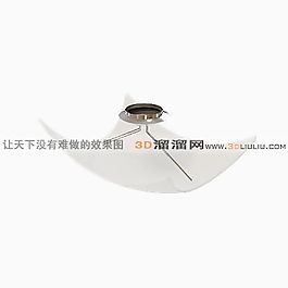 3D吸頂燈模型