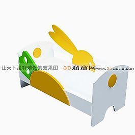3D兒童床模型