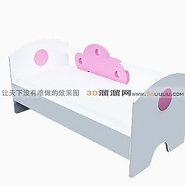 3D兒童床模型