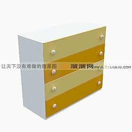 3D邊柜模型