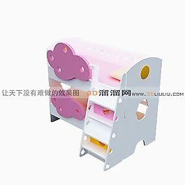 3D儿童床模型