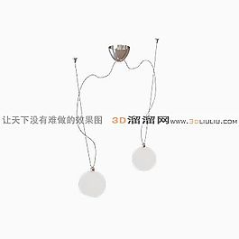 3D餐廳吊燈模型