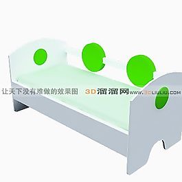 3D兒童床模型