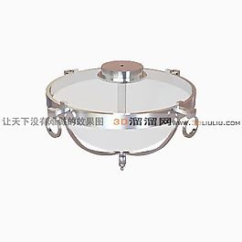 3D吸顶灯模型