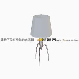 3D臺(tái)燈模型