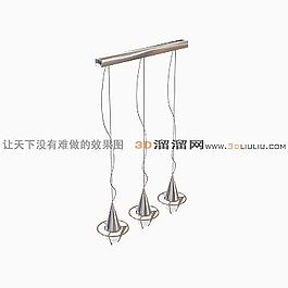 3D餐廳吊燈模型