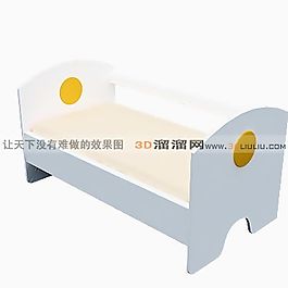 3D兒童床模型
