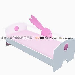 3D兒童床模型