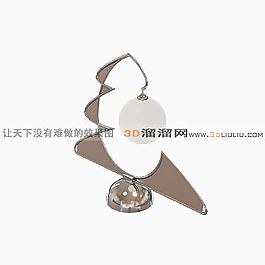 3D臺燈模型