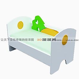 3D兒童床模型