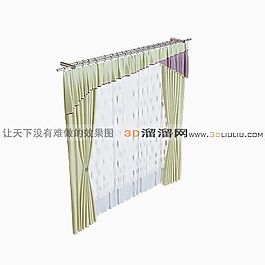 3D百折簾模型