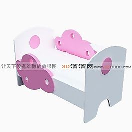 3D兒童床模型