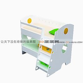 3D兒童床模型