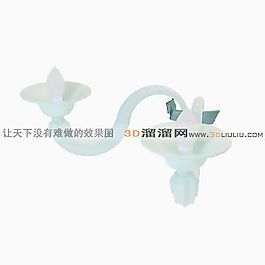 3D歐式壁燈模型