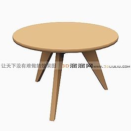 3D圓桌模型