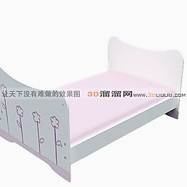 3D兒童床模型