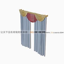 3D百折簾模型