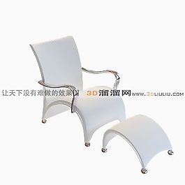 3D躺椅模型