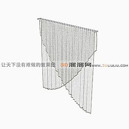 3D百折簾模型