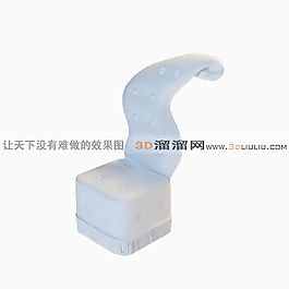 3D單人沙發(fā)模型