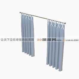 3D百折簾模型