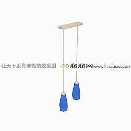 3D餐廳吊燈模型