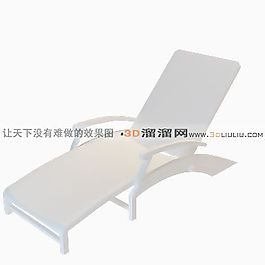 3D躺椅模型