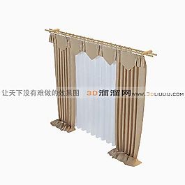 3D百折簾模型