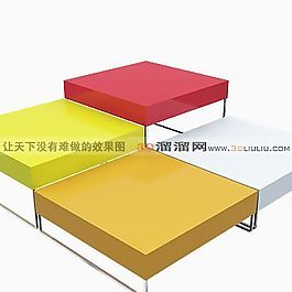 3D茶幾模型