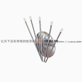 3D壁燈模型