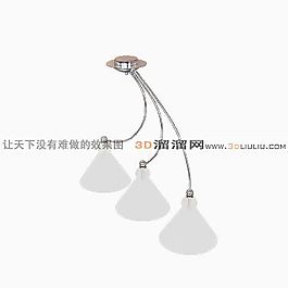 3D餐廳吊燈模型