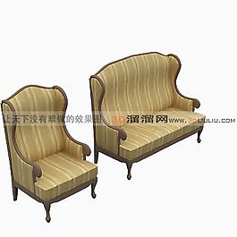 3D沙发组合模型