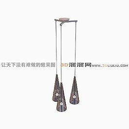 3D餐廳吊燈模型
